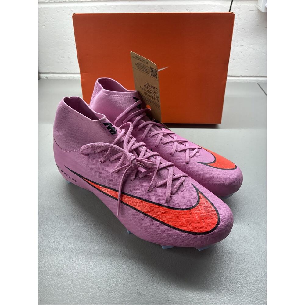Nike Mercurial Superfly 10 Academy MG Magic Flamingo (FQ1456-600) Men's 9.5 - Picture 2 of 6